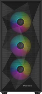 Obudowa GENESIS Obudowa GENESIS Diaxid 605 ARGB czarna (NPC-2172) + Zasilacz GENESIS Nihon 650NM Czarny 650W (NGP-2367) 8