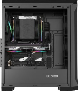Obudowa GENESIS Obudowa GENESIS IRID 505 ARGB V2 (NPC-1518) + Zasilacz GENESIS Nihon 750NM Czarny 750W (NGP-2368) 12