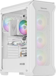 Obudowa GENESIS Obudowa GENESIS Irid 505 ARGB V2 Biała (NPC-1872) + Zasilacz GENESIS Nihon 750NM Czarny 750W (NGP-2368) 2