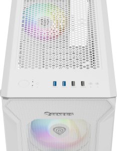 Obudowa GENESIS Obudowa GENESIS Irid 505 ARGB V2 Biała (NPC-1872) + Zasilacz GENESIS Nihon 750NM Czarny 750W (NGP-2368) 31