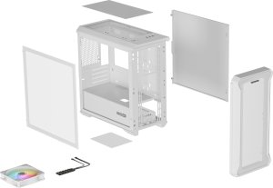 Obudowa GENESIS Obudowa GENESIS Irid 503 ARGB Lite biała (NPC-2224) + Zasilacz GENESIS Nihon 750NM Biały 750W (NGP-2369) 22