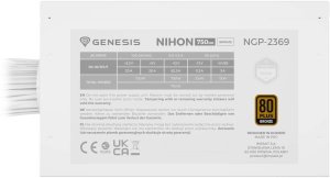 Obudowa GENESIS Obudowa GENESIS IRID 505 ARGB V2 (NPC-1518) + Zasilacz GENESIS Nihon 750NM Biały 750W (NGP-2369) 40