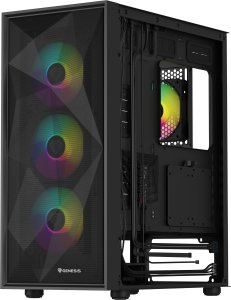 Obudowa GENESIS Obudowa GENESIS Diaxid 605 ARGB czarna (NPC-2172) + Zasilacz GENESIS Nihon 750NM Biały 750W (NGP-2369) 10