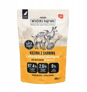 Wiejska Zagroda Pełnoporcjowa karma mokra dla psa mix smaków 4 x 500g 5