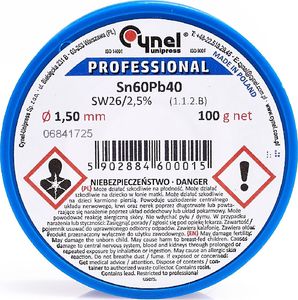 Techrebal Cyna Sn60Pb40-SW26 1,50 100g 2