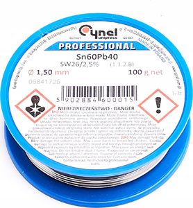 Techrebal Cyna Sn60Pb40-SW26 1,50 100g 3