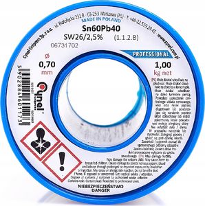 Techrebal Cyna Sn60Pb40-SW26 0,70 1kg 2