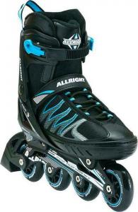 Rolki Allright Go Ahead rekreacyjne regulowane czarne r. 37-40 2