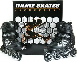 Rolki Allright Dynamic rekreacyjne regulowane czarne r. 43-46 3
