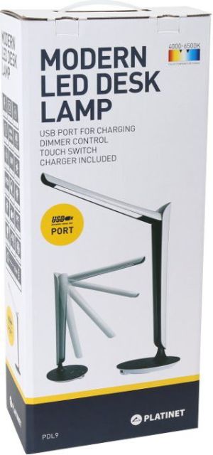 Lampka biurkowa Platinet czarna  (43128) 8