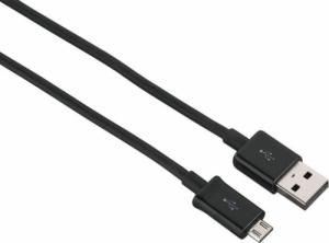 Kabel USB Hama USB-A - microUSB 0.9 m Czarny (002009040000) 1