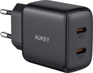 Ładowarka Aukey PA-R1S 2x USB-C 3 A (PA-R1S) 1