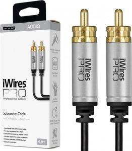 Kabel Techlink RCA (Cinch) - RCA (Cinch) 5m szary 3