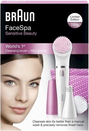 Braun Szczoteczka do twarzy z funkcją depilatora FaceSpa Sensitive Beauty (832S) 2
