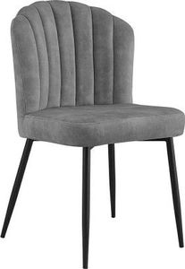 Modesto Design MODESTO krzesło RANGO szare - welur, metal 1