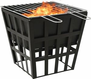 Palenisko ogrodowe vidaXL 2-w-1 34 cm 2