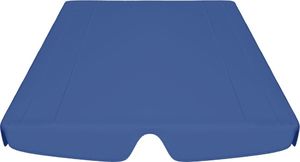 vidaXL Zadaszenie do huśtawki ogrodowej niebieskie 188/168x110/145cm 4