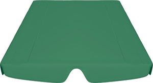 vidaXL Zadaszenie do huśtawki ogrodowej zielone 188/168x110/145cm 4