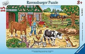 Ravensburger Puzzle 15 - Wesoła Farma (060351) 1