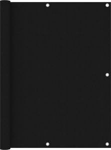 vidaXL Parawan balkonowy, czarny, 120x400 cm, tkanina Oxford 1