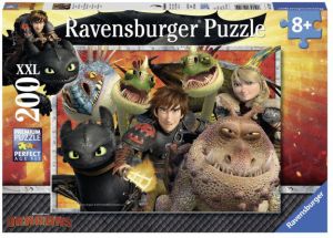 Ravensburger Puzzle 200 - Hicks, Astrid & Smoki (128129) 1