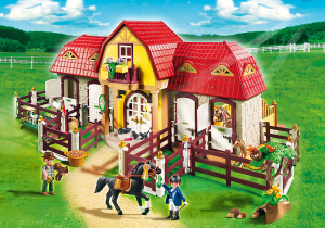 Playmobil Duża stadnina koni z boksami stajennymi (5221) 1