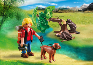 Playmobil Przyrodnik z psem (5562) 1