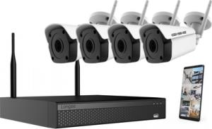 Kamera IP Gise ZESTAW WIFI GISE GS-KT04IPC4-5M-V2 1