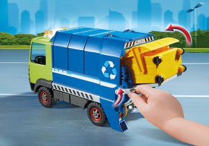 Playmobil śmieciarka do recyklingu 6110 4