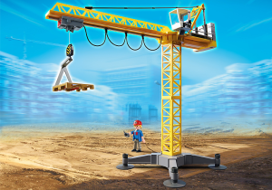 Playmobil Wielki żuraw konstrukcyjny ze zdalnym pilotem (5466) 1