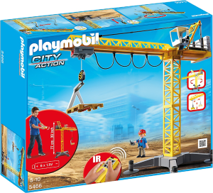 Playmobil Wielki żuraw konstrukcyjny ze zdalnym pilotem (5466) 2