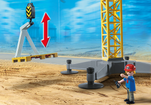 Playmobil Wielki żuraw konstrukcyjny ze zdalnym pilotem (5466) 5