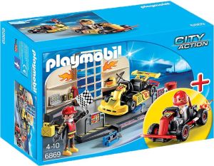 Playmobil Warsztat Gokartów 6869 1