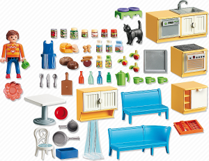 Playmobil Kuchnia z kącikiem jadalnym (5336) 3