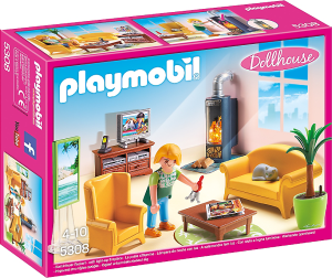 Playmobil Pokój dzienny z kominkiem (5308) 2