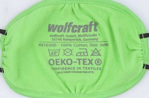 Wolfcraft Maska do codziennego użytku zielona 2