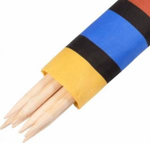 Springos Parawan plażowy 6m czarne pasy uniwersalny 5