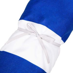 Springos Parawan plażowy 6m niebieskie pasy uniwersalny 4