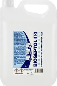 Bioseptol 80 Płyn do chirurgicznej i higienicznej dezynfekcji rąk o wysokim stężeniu etanolu do 85% 5l 1