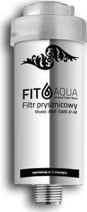 Filtr prysznicowy łazienkowy srebrny (metalizowany) Amii Fit Aqua AWF-SWR-P-M 1