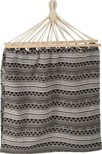 Royokamp  Hamak Ogrodowy 2 osobowy etno czarno-biały 200x150 cm 5