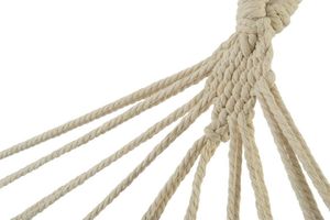 Royokamp  Hamak Ogrodowy 2 osobowy etno czarno-biały 200x150 cm 7