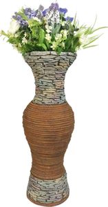 Saska Garden Waza ogrodowa 23,5x23x63,5cm 4