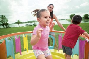 Bestway Dmuchana Trampolina Dla Dzieci 180x86 cm 4