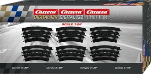 Carrera Zakręty 3/30° 6 szt.  (20020573) 2