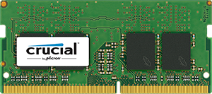Pamięć do laptopa Crucial SODIMM, DDR4, 16 GB, 2400 MHz, CL17 (CT16G4SFD824A) 1