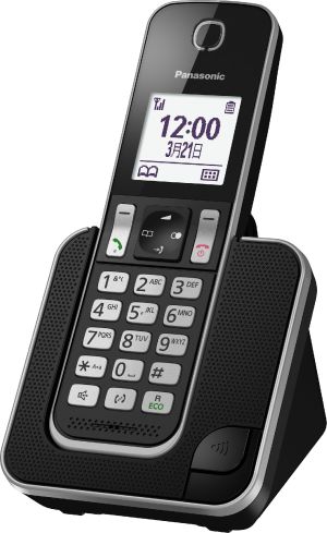 Telefon stacjonarny Panasonic KX-TGD 310 Czarny 1