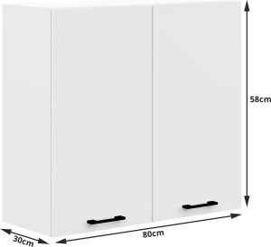 Nore Zestaw szafek kuchennych NORE Olivia 1.8, biały 11