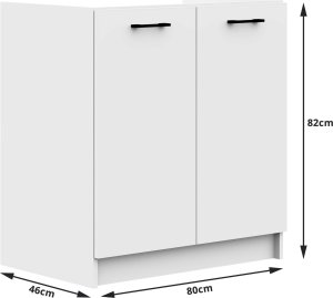 Nore Zestaw szafek kuchennych NORE Olivia 1.8, biały 8