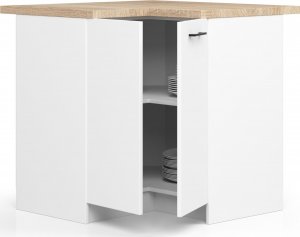 Nore Virtuvinė spintelė NORE Oliwia S90/90, balta 2